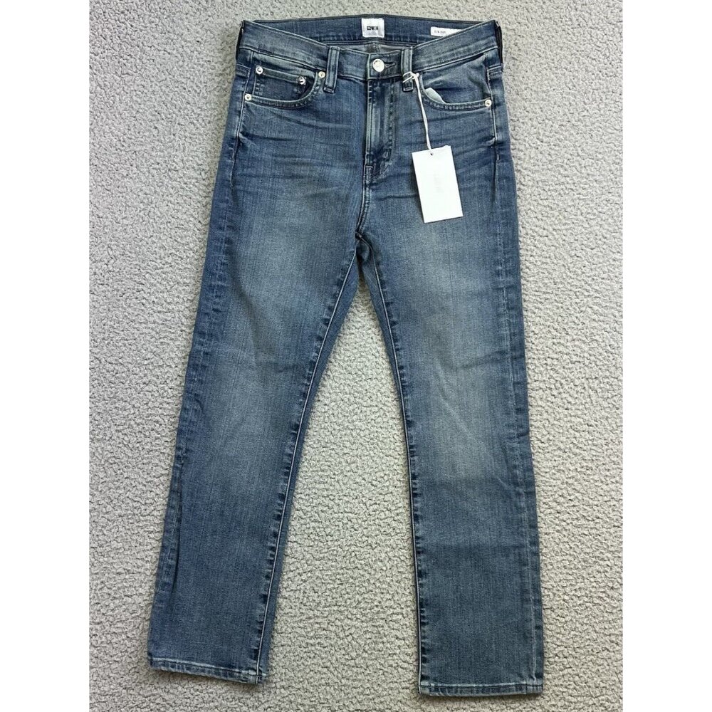 Edwin Denim Jeans Women's Elin Crop Straight Size‎ 25 Blue 25x25